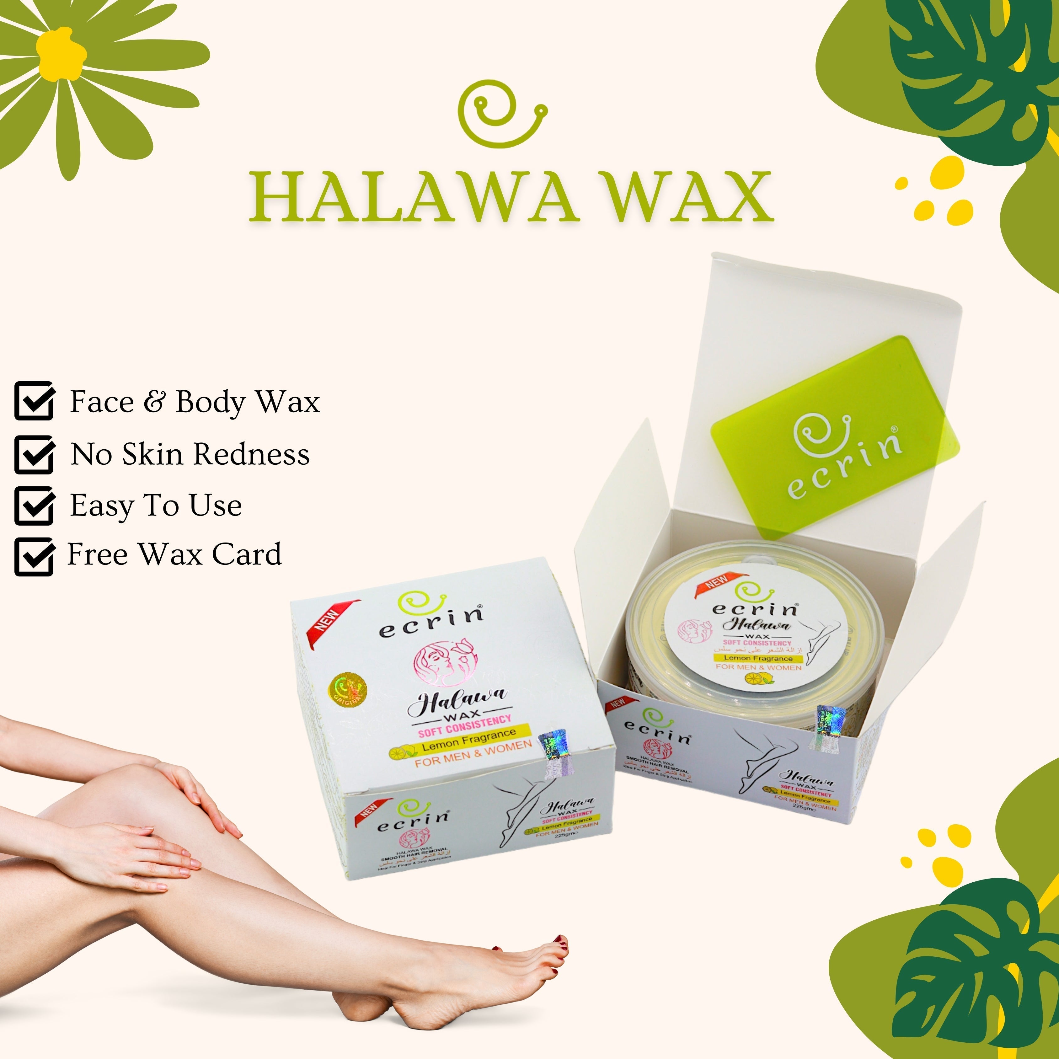 Halawa Wax - 100% Lemon & Sugar Base