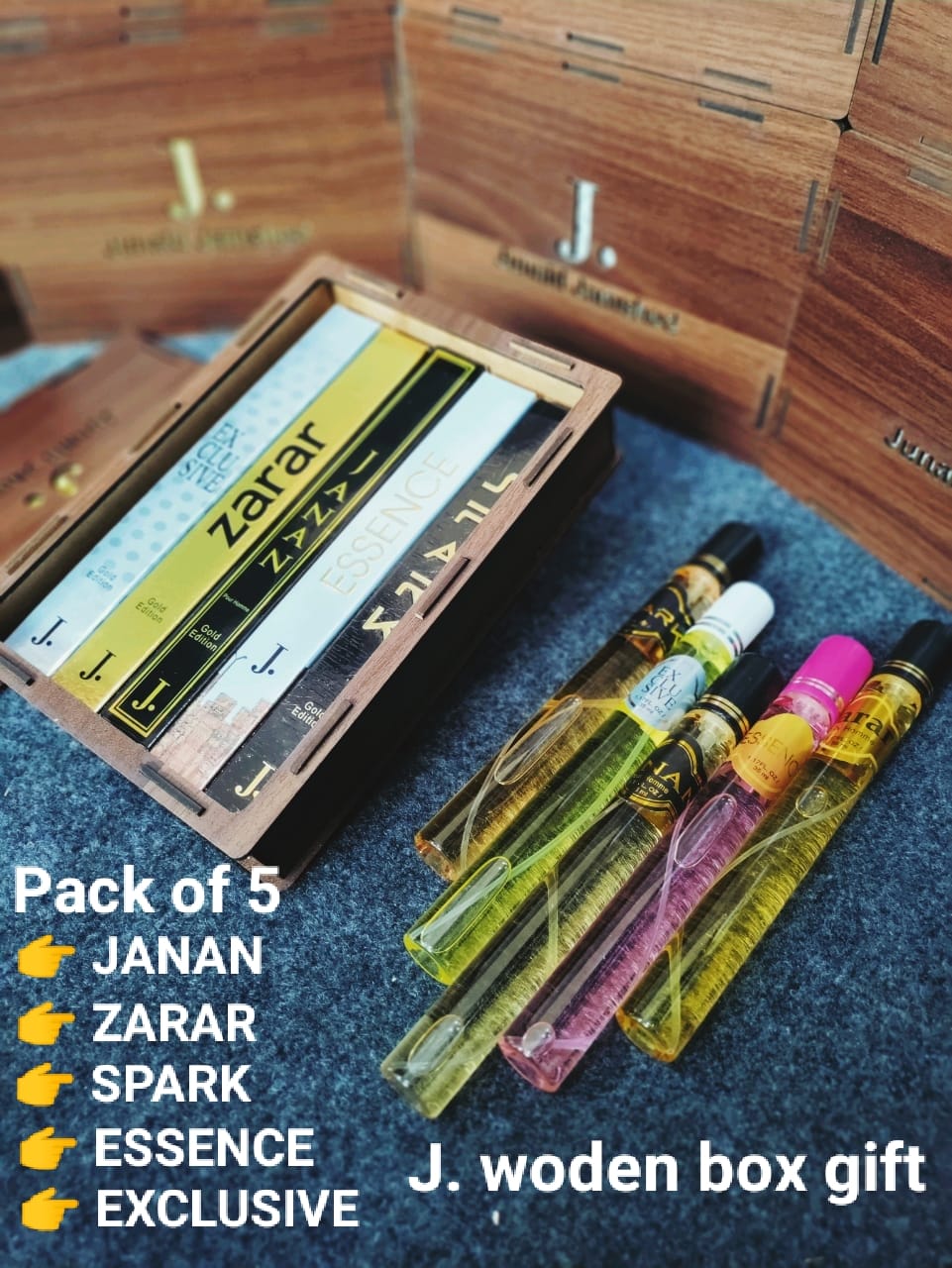 J. Perfumes Pack of 5 Each 35ML